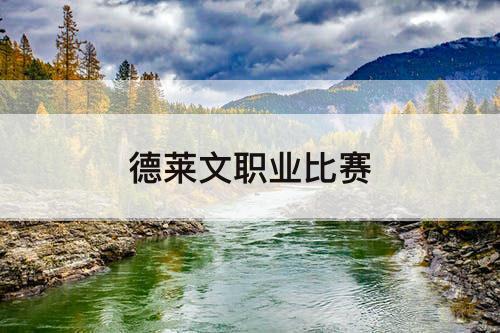 德莱文职业比赛