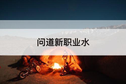 问道新职业水