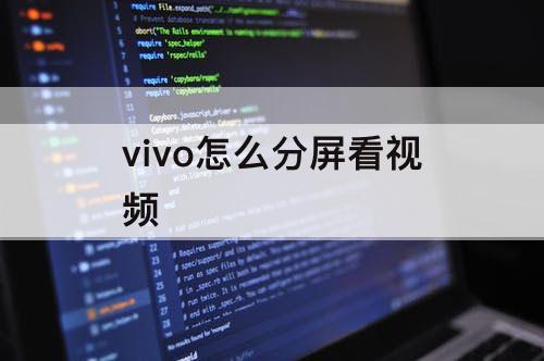 vivo怎么分屏看视频
