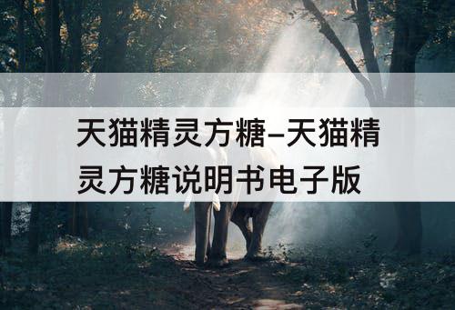 天猫精灵方糖-天猫精灵方糖说明书电子版