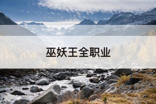 巫妖王全职业