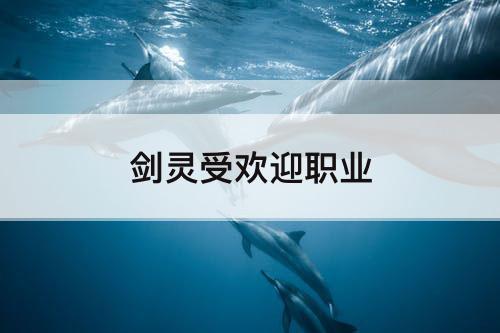 剑灵受欢迎职业