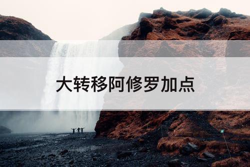 大转移阿修罗加点