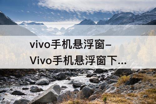vivo手机悬浮窗-Vivo手机悬浮窗下载