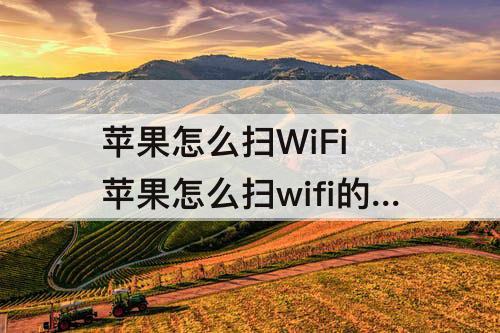 苹果怎么扫WiFi 苹果怎么扫wifi的二维码连接wifi