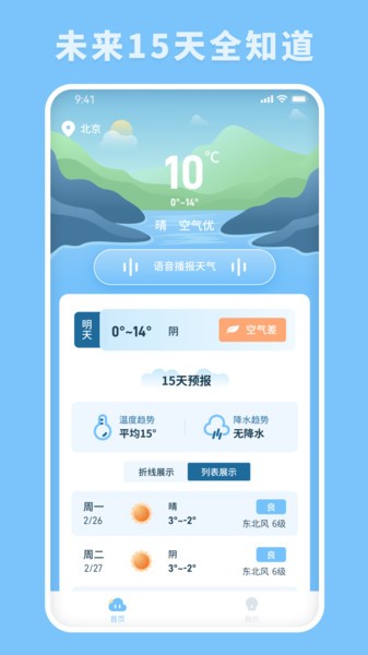 欢喜天气  v1.0.0图1