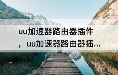 uu加速器路由器插件，uu加速器路由器插件安装失败