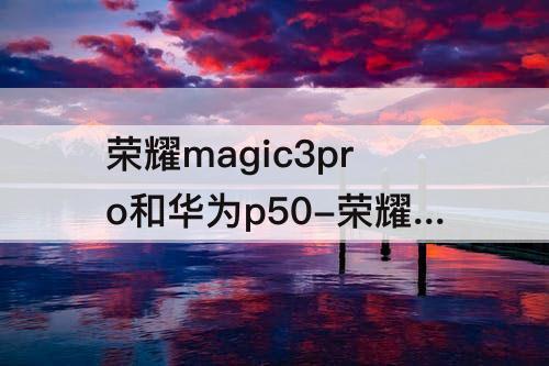 荣耀magic3pro和华为p50-荣耀magic3pro和华为p50拍照