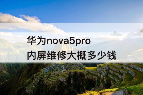 华为nova5pro内屏维修大概多少钱